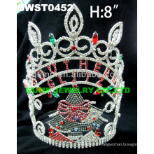 Kundenspezifische weihnachtsbaum tiara und krone